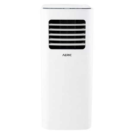 Aeric 5500 BTU 9000 BTU ASHRAE Portable Air Conditioner with Fan, White, 400 Sq Ft, AERP051AW