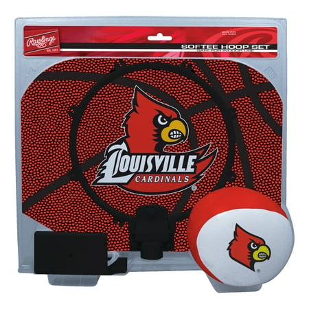 Louisville Cardinals Rawlings Softee Hoop & Ball Set - Red