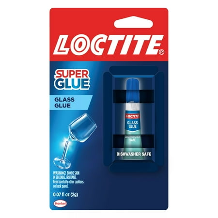 Loctite Glass Glue, Pack of 1, Clear 2 g Tube