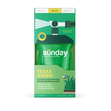 Sunday 42.3oz Texas Green Lawn Fertilizer