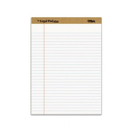 The Legal Pad Ruled Pads Wide/Legal Rule, 8.5 x 11.75, White, 50 Sheets, Dozen