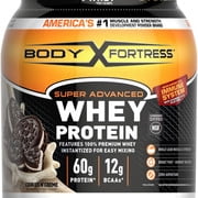 Body Fortress Super Advanced Whey Protein Powder, Cookies N’ Crème, 1.78 lb