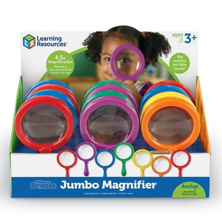 Learning Resources Jumbo Magnifier Countertop 12/Set Display Pop 2775