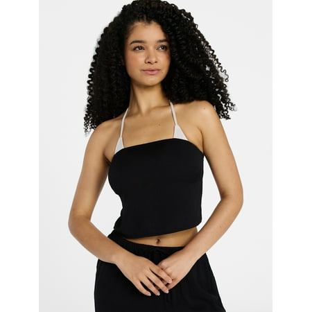 No Boundaries Tube Top Bikini Coverup, Women's XXS-XXL