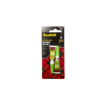 Scotch General Purpose Super Glue Gel, .07 oz, 2 Count