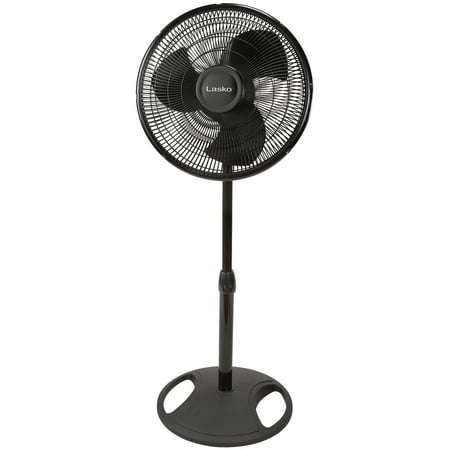 Lasko 16 Oscillating Adjustable Pedestal Fan with 3-Speeds, S16500, Black  – Walmart Inventory Checker – BrickSeek