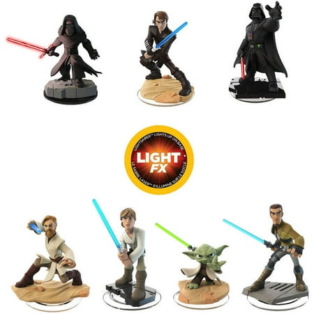 Disney Infinity 3.0 Light FX Figures 7 Pack Universal Walmart