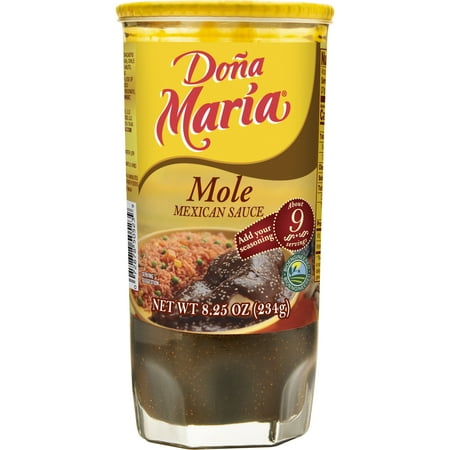 DONA MARIA Traditional Mole, Shelf Stable, 8.25 oz Regular Glass Jar