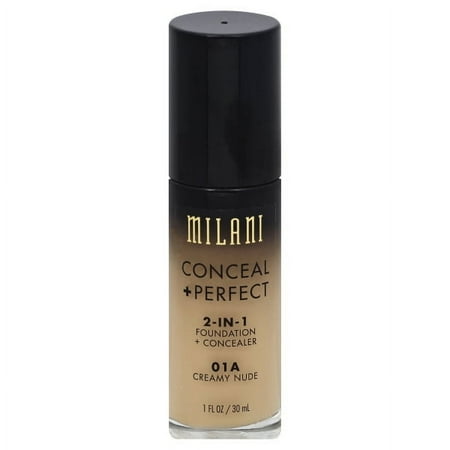 Milani Conceal + Perfect 2-in-1 Foundation + Concealer, Creamy Nude