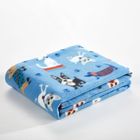 Mainstays Fleece Plush Throw Blanket Available in multiple prints