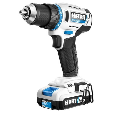 HART 20-Volt Brushless 1/2-inch Drill/Driver Kit, Gen 2