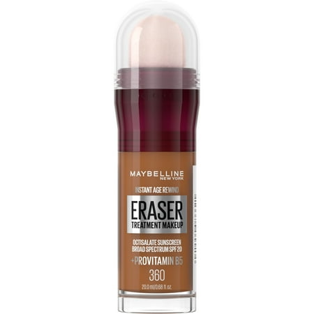 Maybelline Instant Age Rewind Eraser Treatment Foundation Makeup, SPF 20, 360, 0.68 fl oz