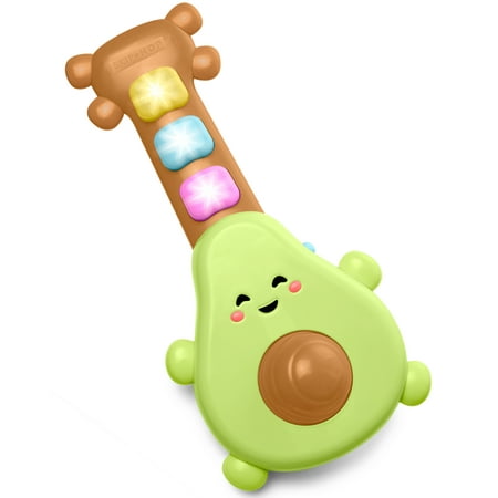 Skip Hop Baby Toy Guitar, Farmstand Grow & Play, Rock-a-Mole Guitar, 6m+