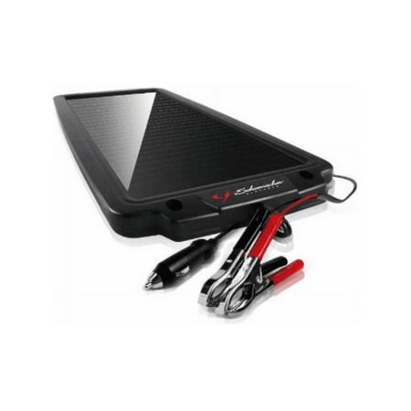 Schumacher Electric Automotive 12-Volt Solar Battery Maintainer with Quick-Connect Clamps and DC Accessory Plug