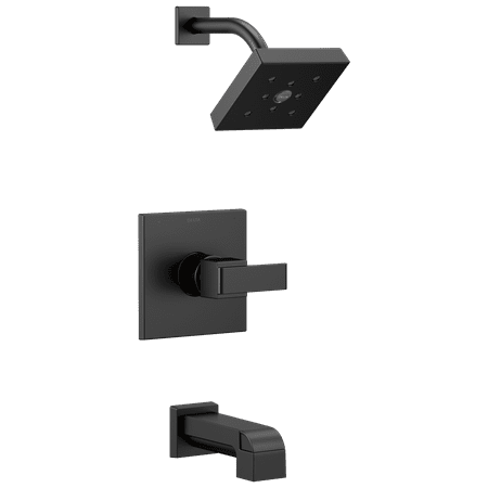 Delta Faucet T14467 Ara Monitor 14 Series Single Function Pressure Balanced Tub and Shower - Matte Black