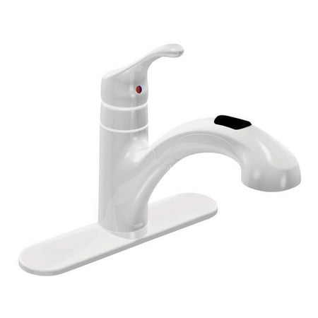 Moen Renzo One Handle Chrome Pull Out Kitchen Faucet