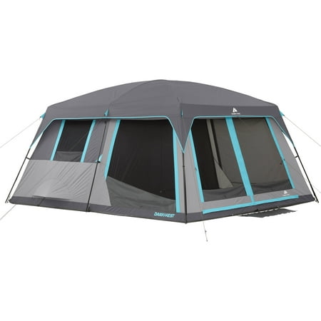 Ozark Trail 14' x 12' Half Dark Rest Cabin Tent, Sleeps 12, 36.41 lbs –  BrickSeek
