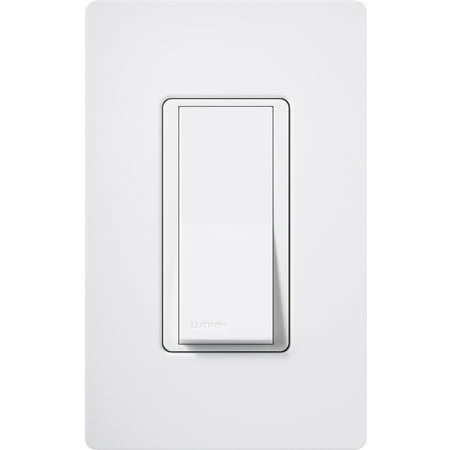 Lutron Claro On/Off Switch, 15 Amp, 3-Way, SC-3PS-SW, Snow