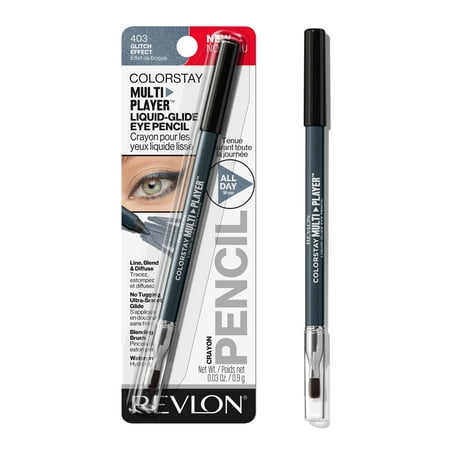 Revlon ColorStay Multiplayer Liquid-Glide Eye Pencil, Waterproof Eye Liner, 403 Glitch Effect, 0.03 oz