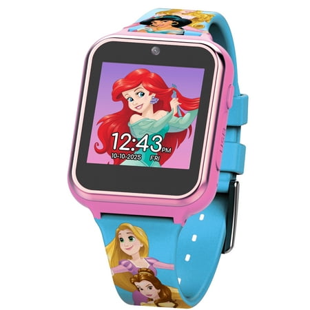 Disney Princess Unisex Child iTime Smartwatch 40mm in Blue (PN4258WM)