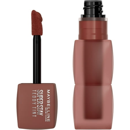 Maybelline Super Stay Teddy Tint, Long Lasting Matte Lip Stain, Mascara Tear, 0.17 fl oz