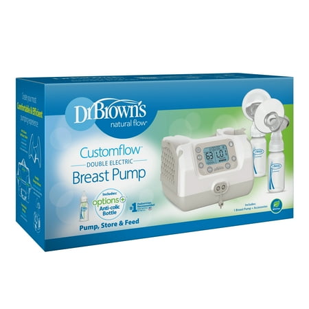 Dr. Brown's Custom Flow Hospital Strength Double Electric Breast Pump with Adjustable Settings