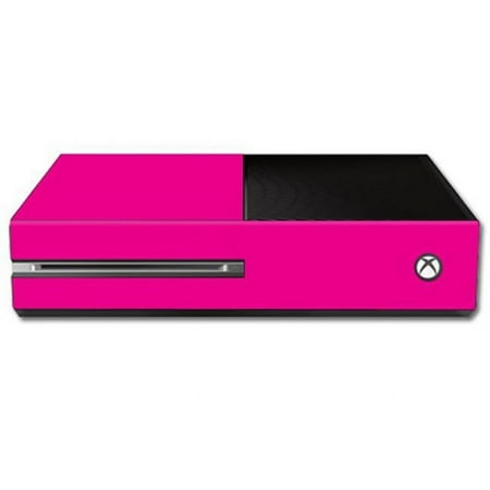 MightySkins MIXBONE-Glossy Hot Pink Skin Decal Wrap for Microsoft Xbox One Console Sticker - Solid Hot Pink