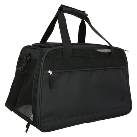 Small Pet Carrier, Black 19" x 12" x 12"