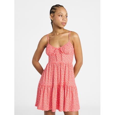 No Boundaries Tiered Mini Dress, Women's & Women's Plus XXS-4X
