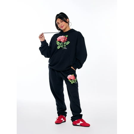 Hija De Tu Madre, Unisex Graphic Jogger, Roses, Sizes XS-3XL