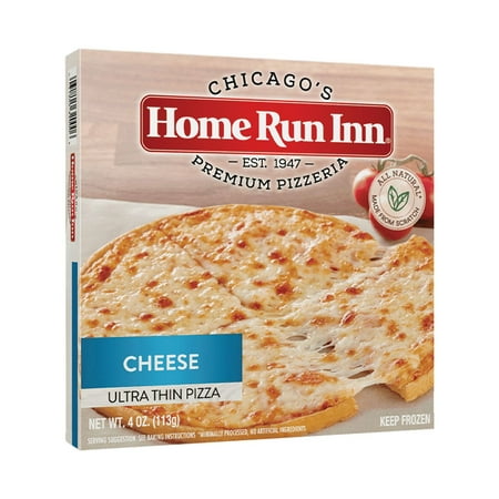 Home Run Inn Ultra Thin Crust Cheese Frozen Personal Pizza, Tomato Sauce, 4oz