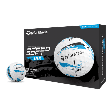TaylorMade Speed Soft Ink Golf Balls Blue