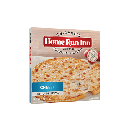 Home Run Inn Ultra Thin Crust Cheese Microwave Frozen Pizza 4oz Marinara Sauce