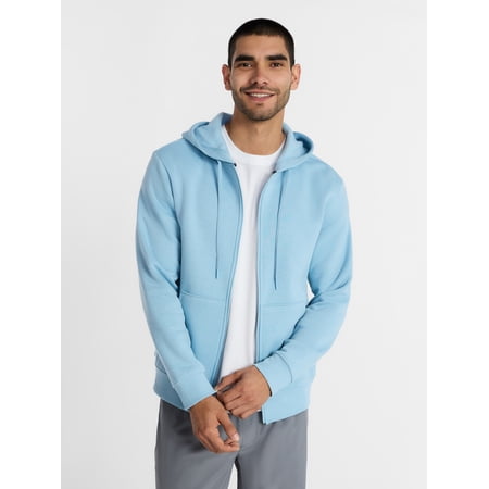 Athletic Works Men's and Big Men's Fleece Zip Hoodie Sweatshirt, Size S-5XLT