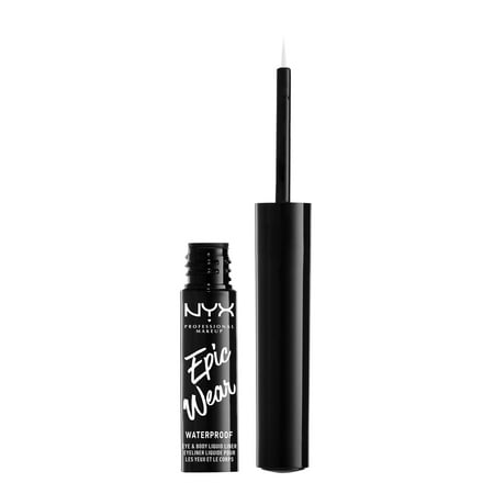 NYX Professional Makeup Epic Wear Liquid Liner, Long-Lasting Waterproof Liquid Eyeliner, White