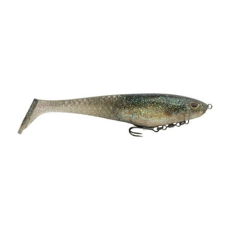 Berkley PowerBait® CullShad Fishing Bait, Electric Shad, 6 in, Soft Swimbait, Equipped with Fusion19™ Hook, Smart Weighting System