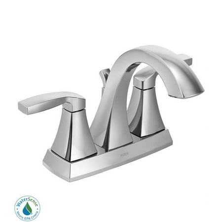 Moen Voss Chrome Two-Handle Bathroom Faucet