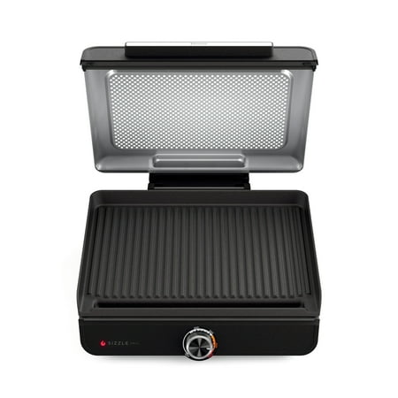 Ninja Sizzle 4-6 Serving Indoor Electric Grill w/ Nonstick Grill Plate, Edge-to-Edge Heating, GR100