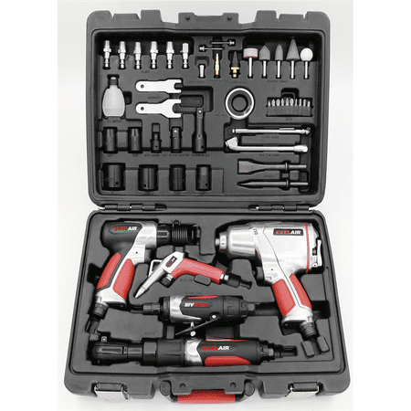 EXELAIR 50-Piece Professional Air Tool Accessory Kit by Milton