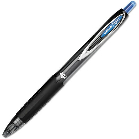uni-ball® Signo 207 Roller Ball Retractable Gel Pen, Blue Ink, Medium, Dozen