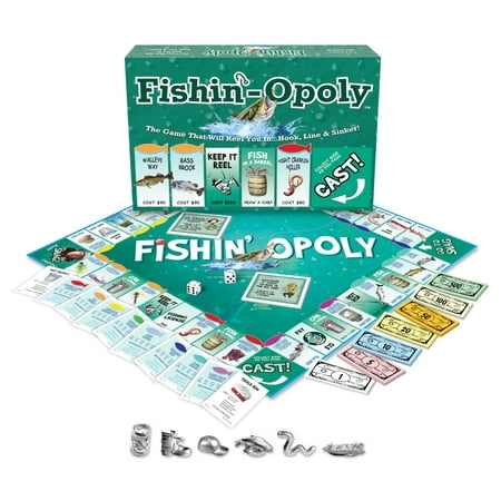 Late for the Sky Fishin'-Opoly Board Game