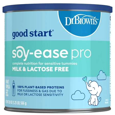 Good Start Dr. Brown's Soy-Ease Pro, Lactose-Free Baby Formula, 20 oz