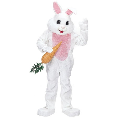 Premium White Rabbit Easter Bunny Mascot Costume