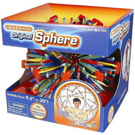 Tedco Toys HS104 Hoberman Original Rainbow Sphere