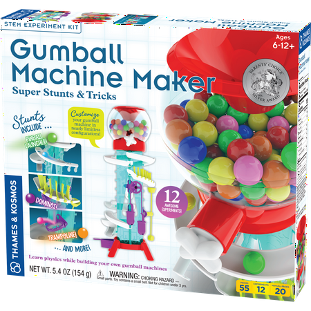 Thames & Kosmos Gumball Machine Maker Super Stunts and Tricks Science Stem Toy, Children 6-12+