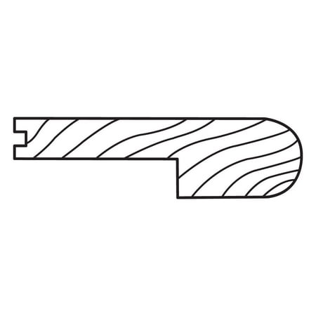 Bruce T83114041 Woodstock Hardwood Stairnose Molding Trim - Woodstock