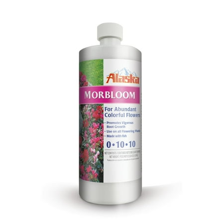 Alaska Morbloom Flowering Plant Food, 0-10-10 Fertilizer, 32 fl. oz.