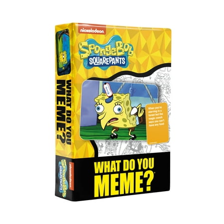Spongebob Expansion Pack Card Game for What Do You Meme?&reg; Core Adult Party Game & Family Game