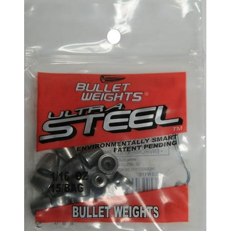 Bullet Weights® USBW116-24 Ultra Steel™ Bullet Weight Size 1/16 oz Fishing  Weights – Walmart Inventory Checker – BrickSeek