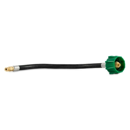 Camco Pigtail Propane Hose Connector | Safety Features Include Thermal Protection and Excess Flow Protection | Rated for 200,000 BTUs per Hour, 12-inch, Multicolor (59053)